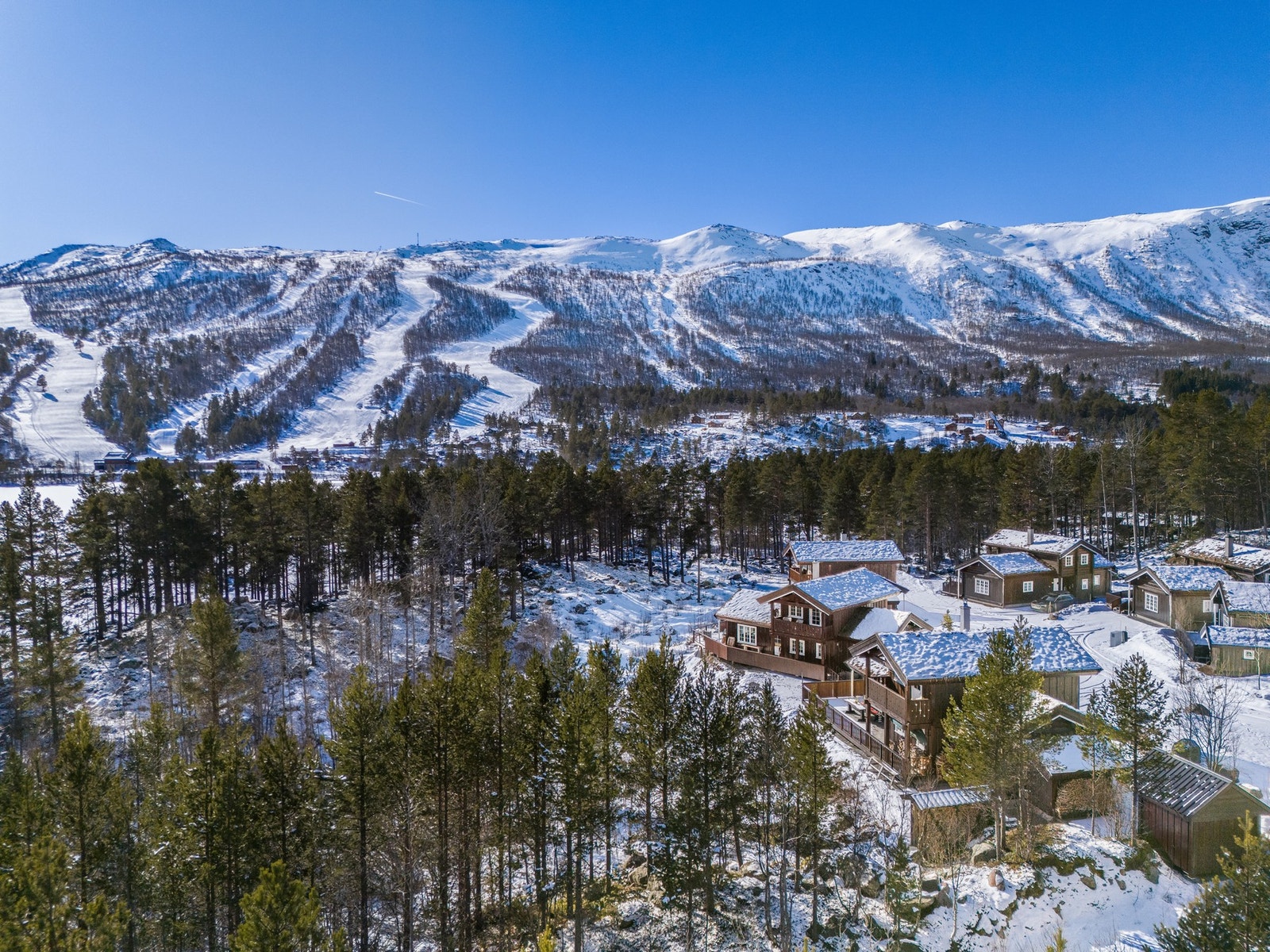 Skisenteret har høydeforskjell på hele 510 meter og løyper på opp til 3 km - et eldorado for den skiglade Galleribilde
