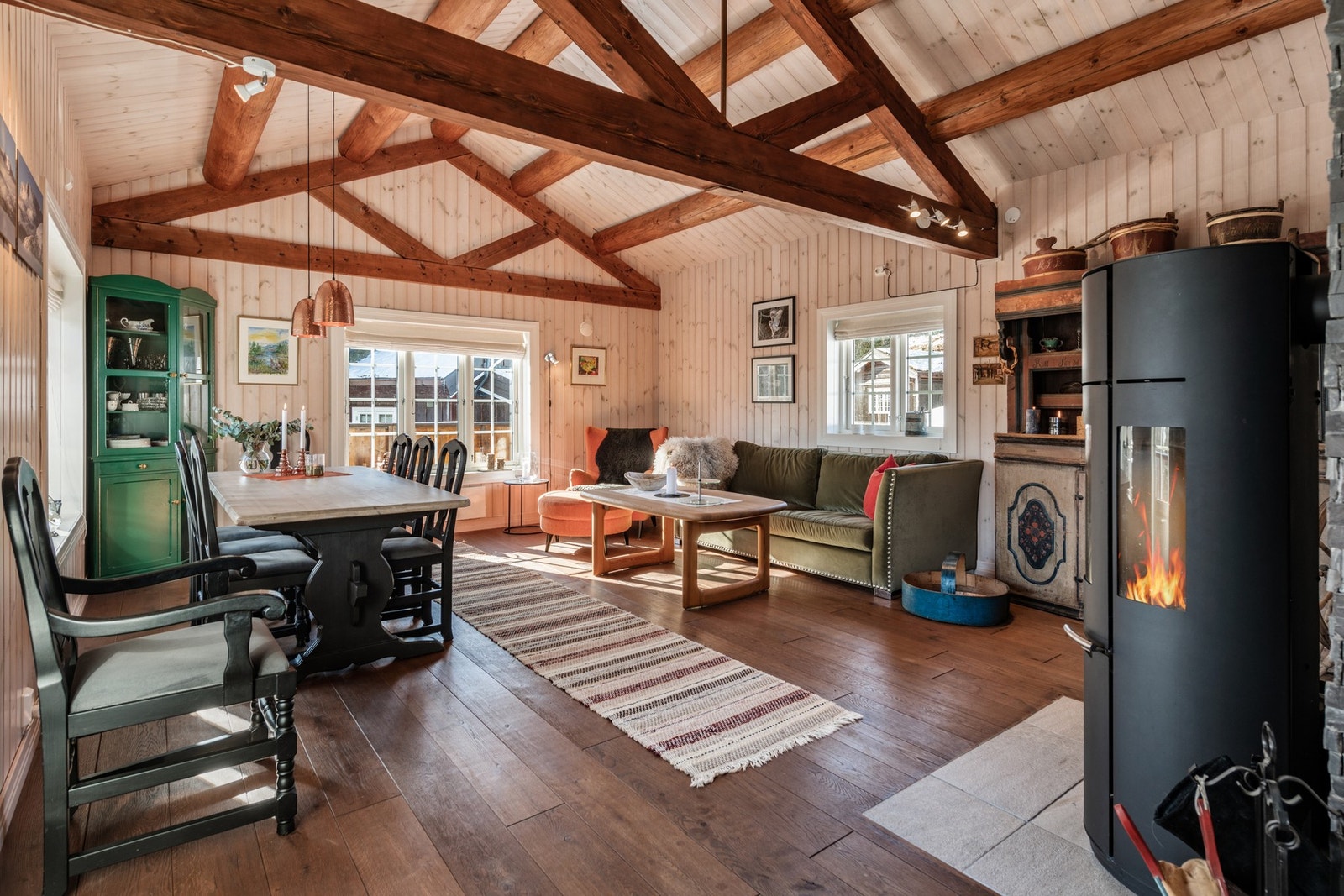 Her har man god plass til både familie og venner Galleribilde