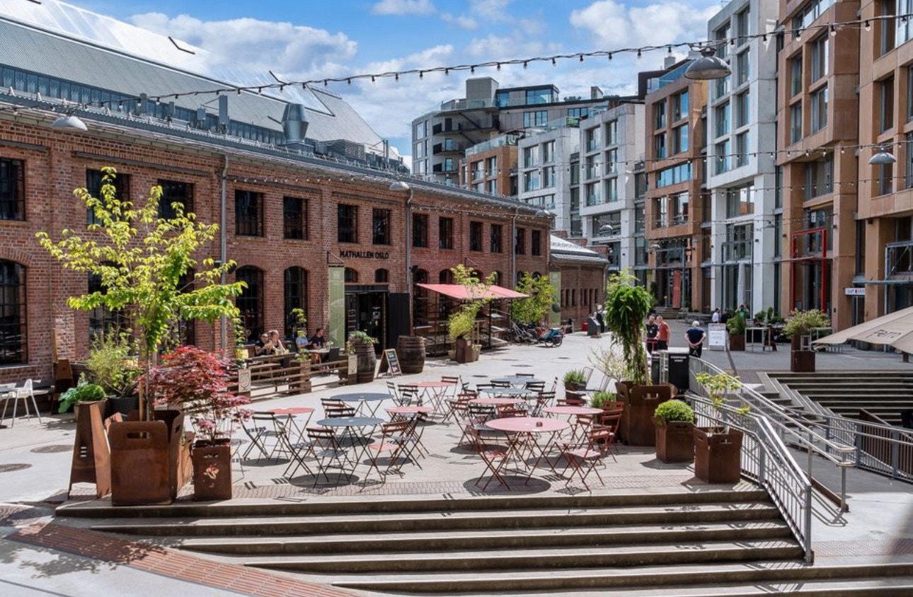 Vulkan er i nærheten med flere restauranter, Mathallen og pub´er. Galleribilde