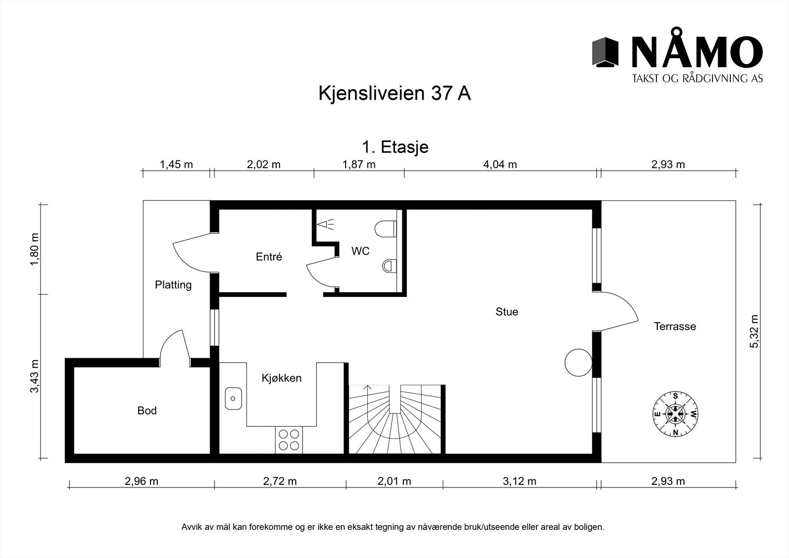 Plantegning 1.etasje Galleribilde