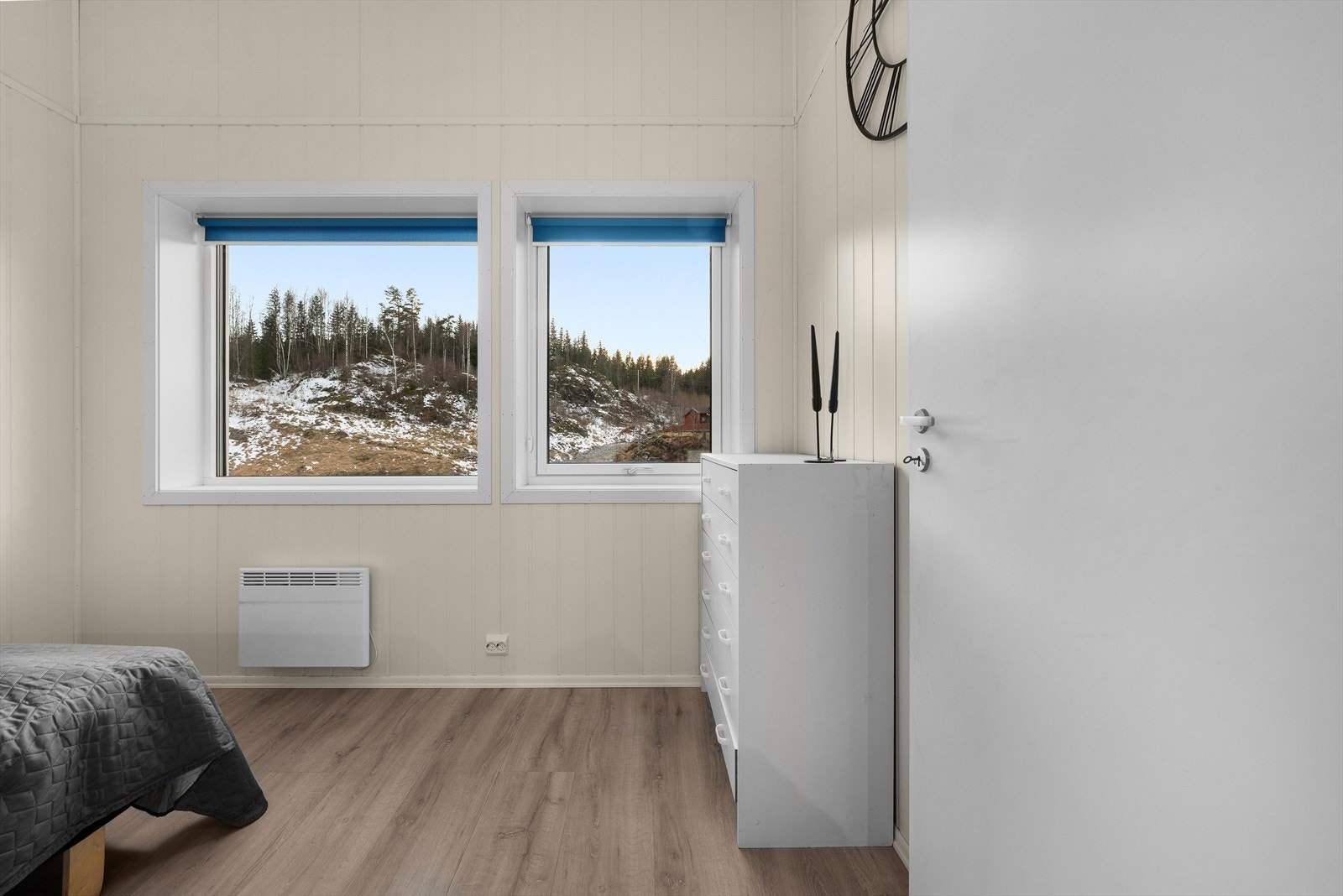 Rommene har elektiske varmeovner Galleribilde