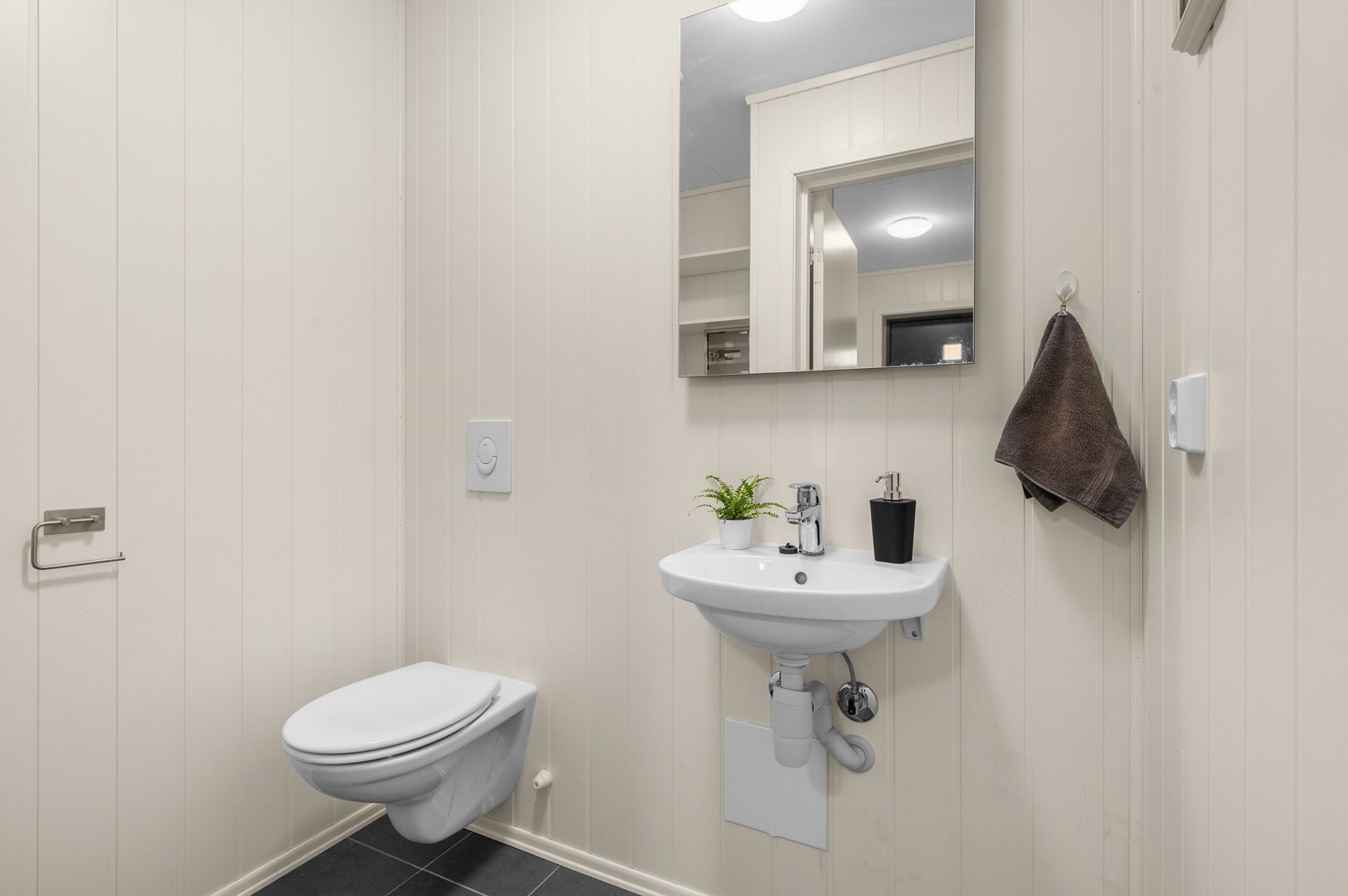 Fra entréen er det tilgang til et wc-rom Galleribilde