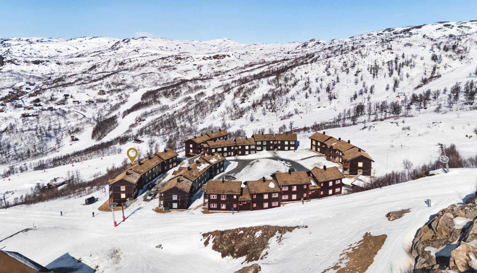 Uforstyrret utsikt og optimale solforhold. Galleribilde