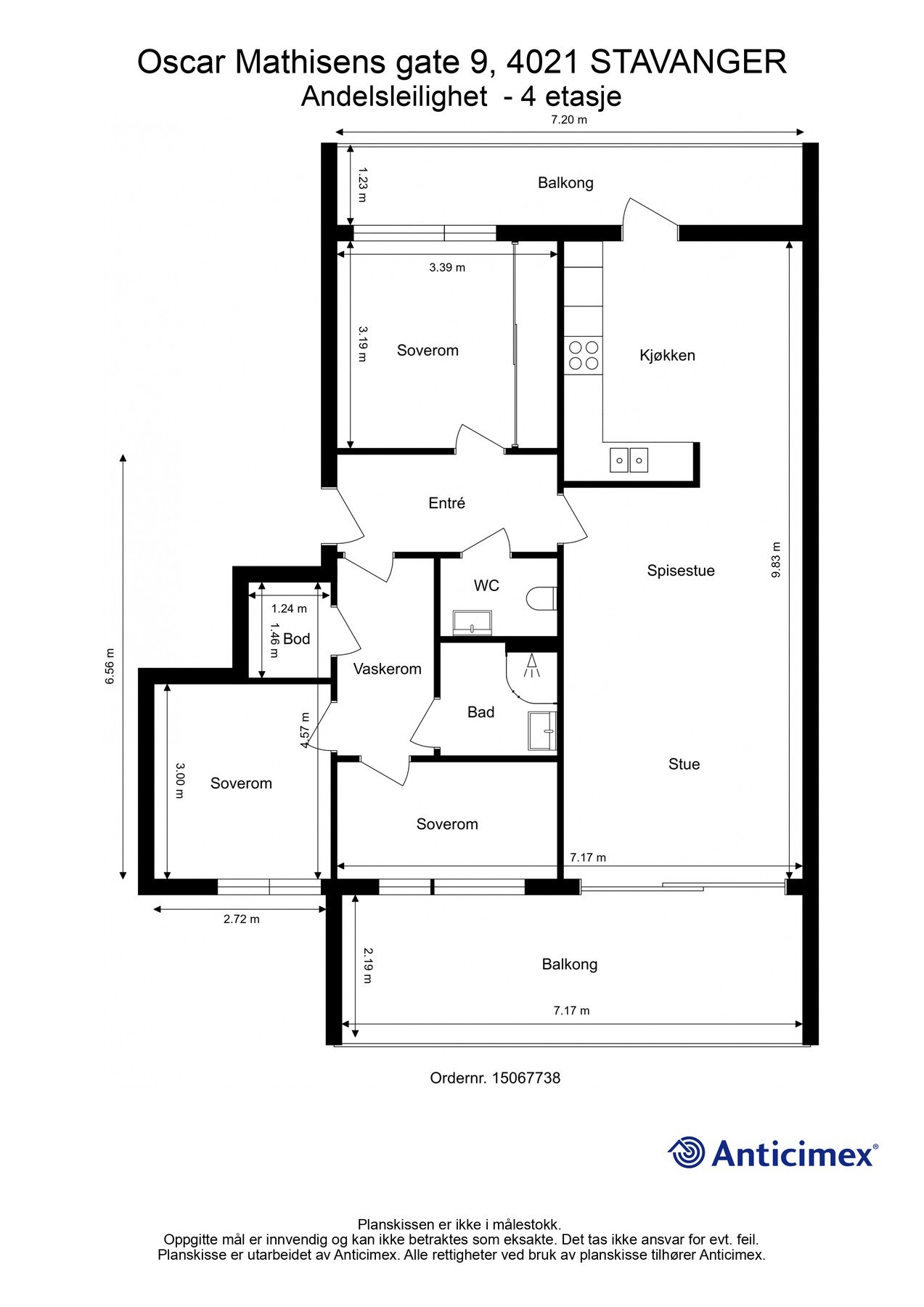 Plantegning Galleribilde