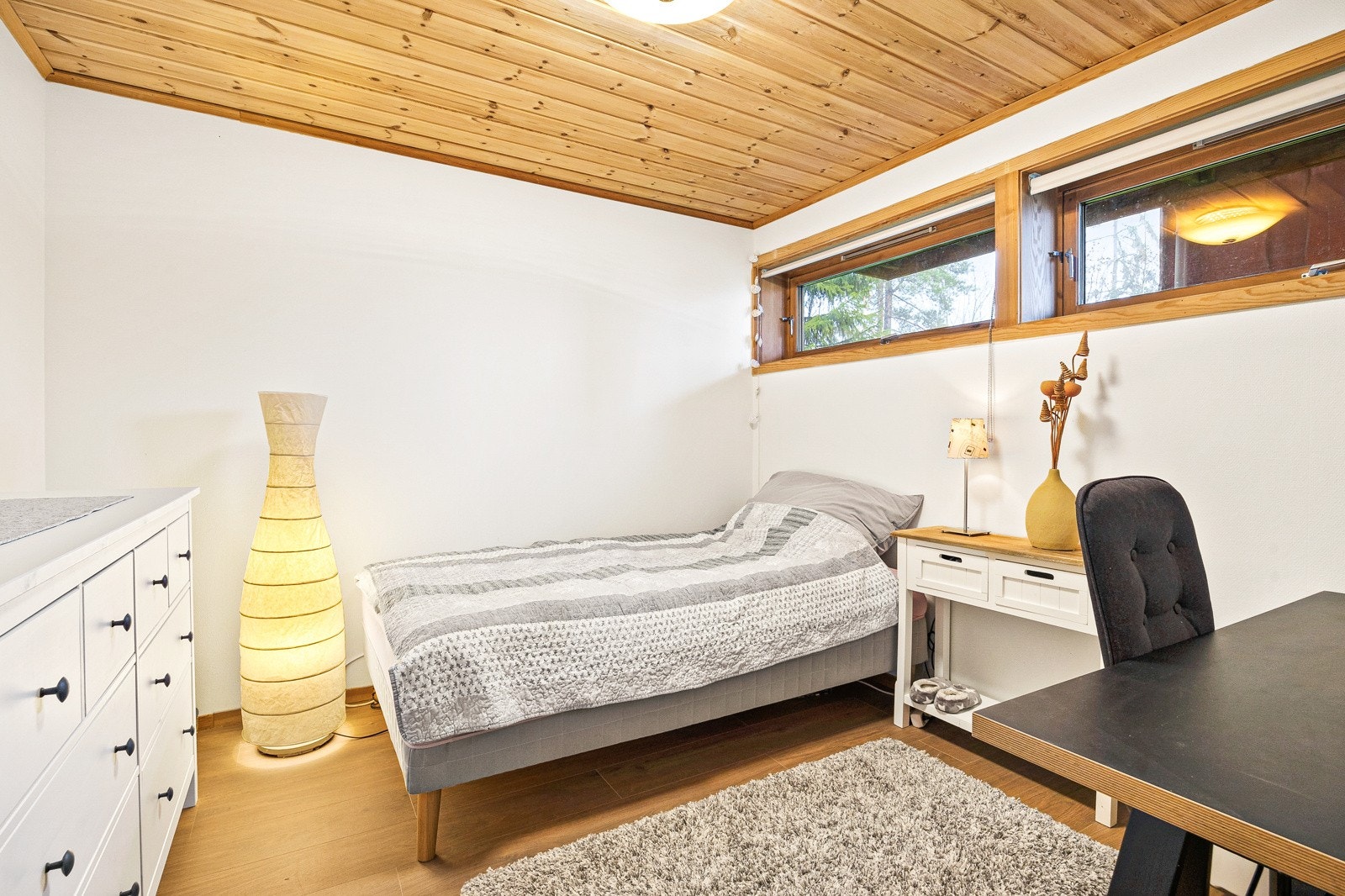 Soverom med plass til kontorpult. Galleribilde