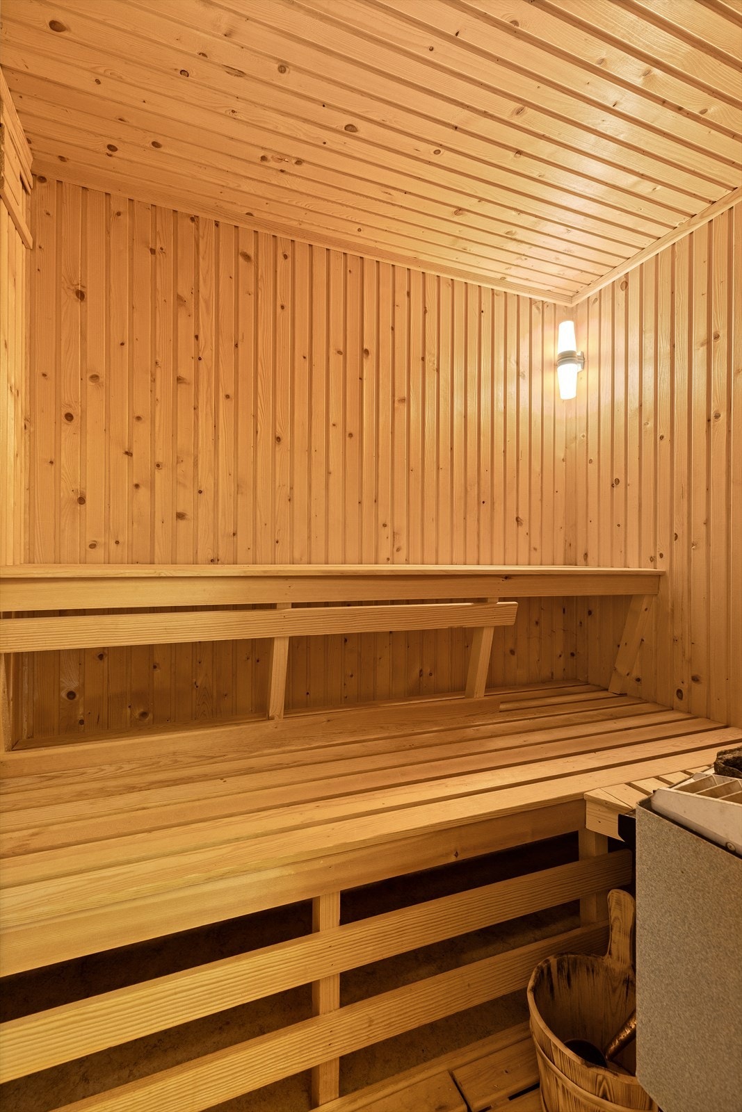 Badstue med inngang fra badet Galleribilde