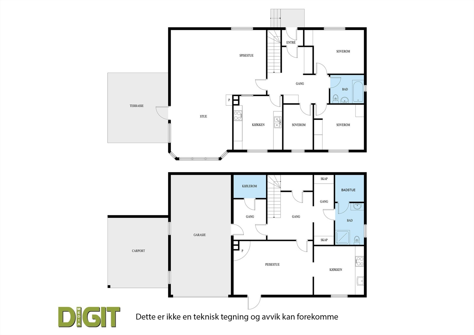 Planskisser Galleribilde