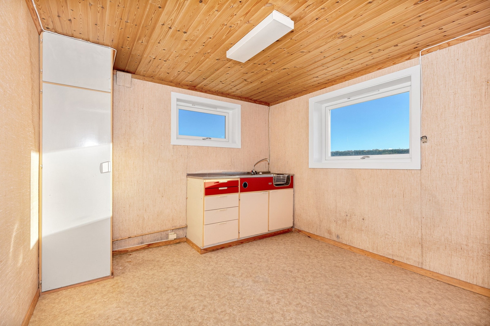 Det er innredet kjøkken i tidligere vaskerom Galleribilde