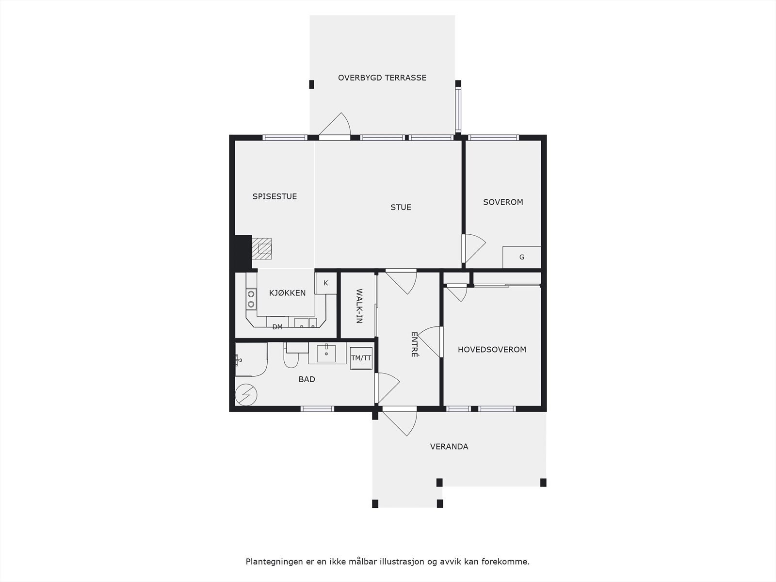Plantegning Galleribilde
