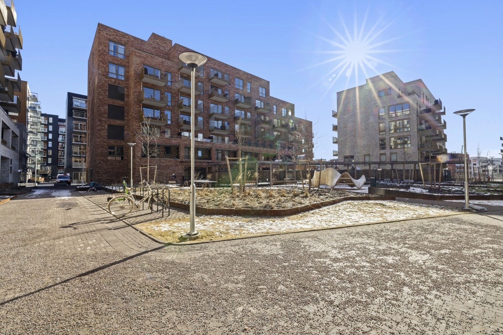 Meget pent opparbeidet indre gårdsrom Galleribilde