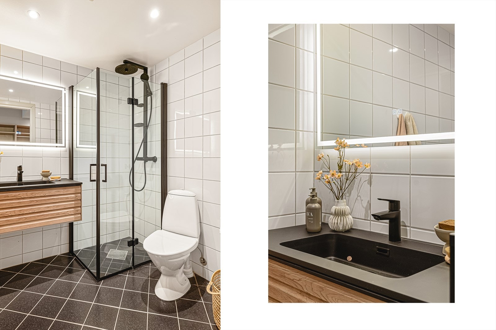 Påkostet, tidløst bad med moderne kvaliteter. Galleribilde