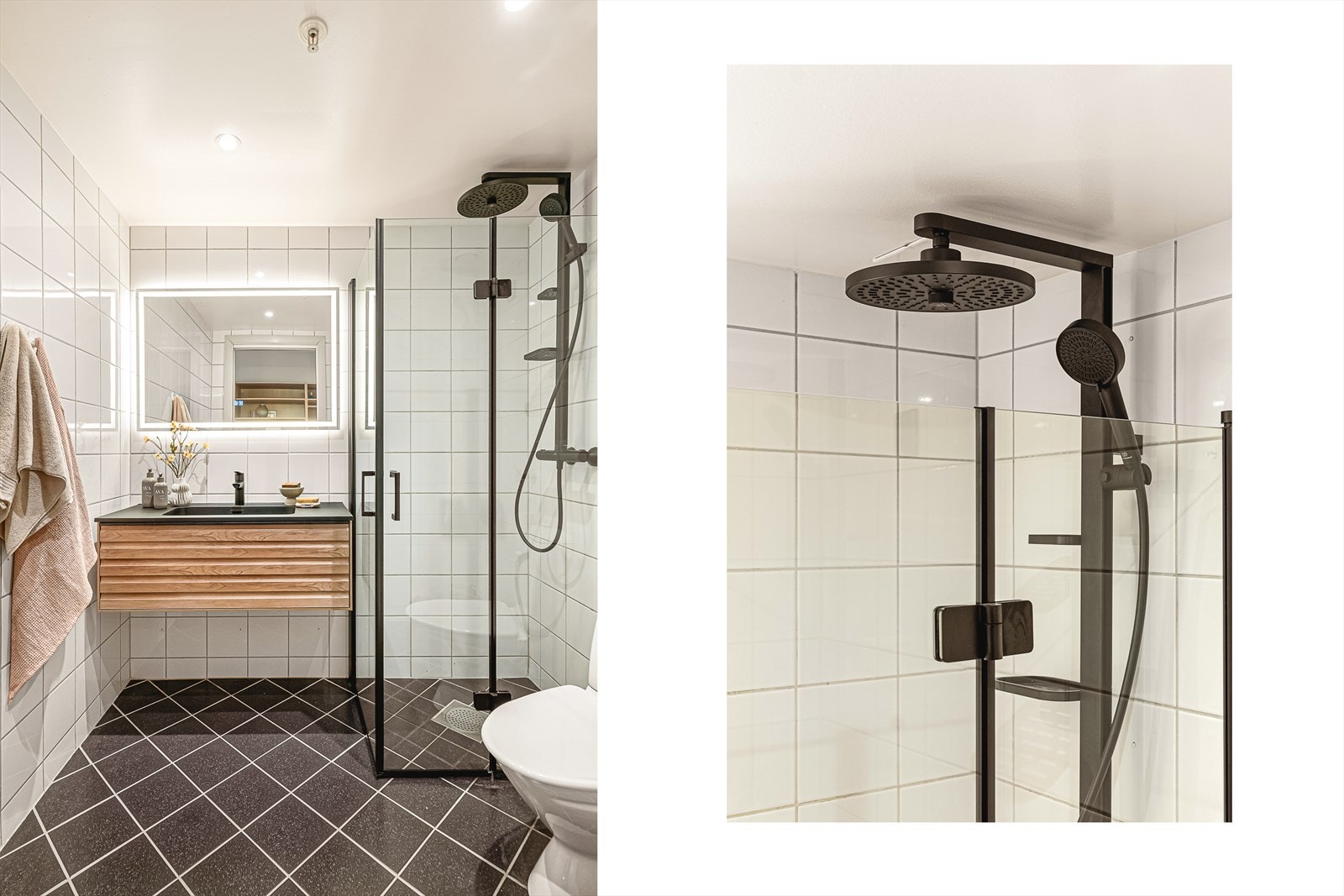 Badet har også fått påspandert spotter i taket. Galleribilde