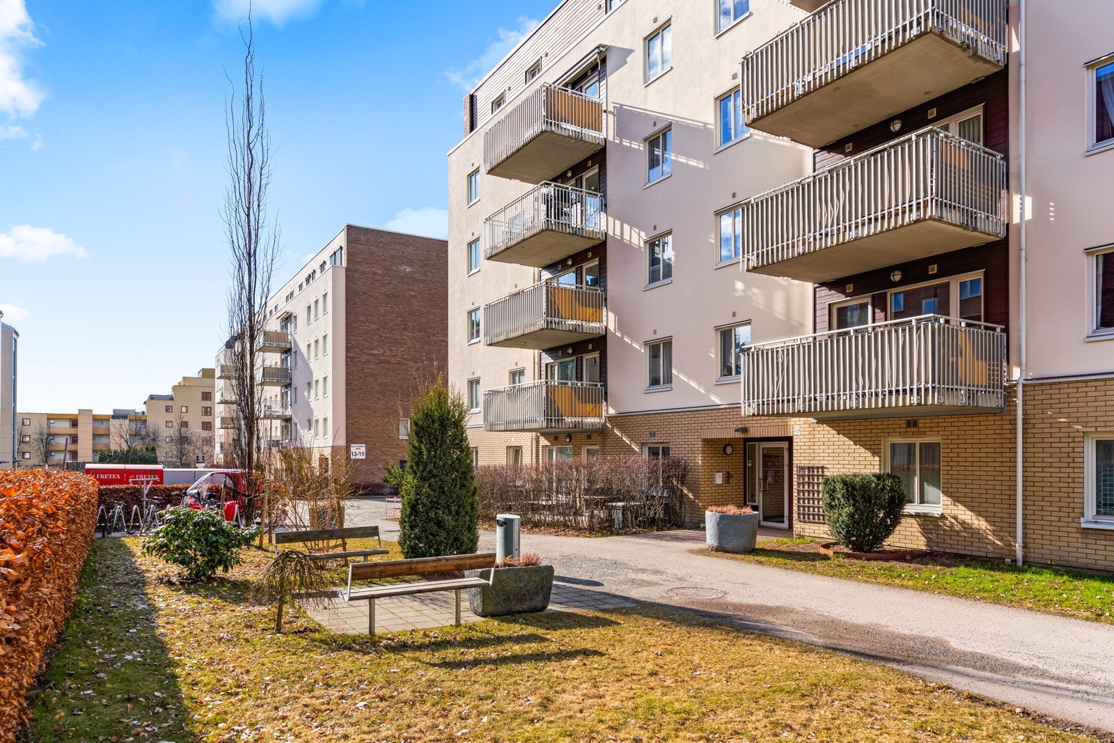 Hyggelige fellesareal rett utenfor døren Galleribilde