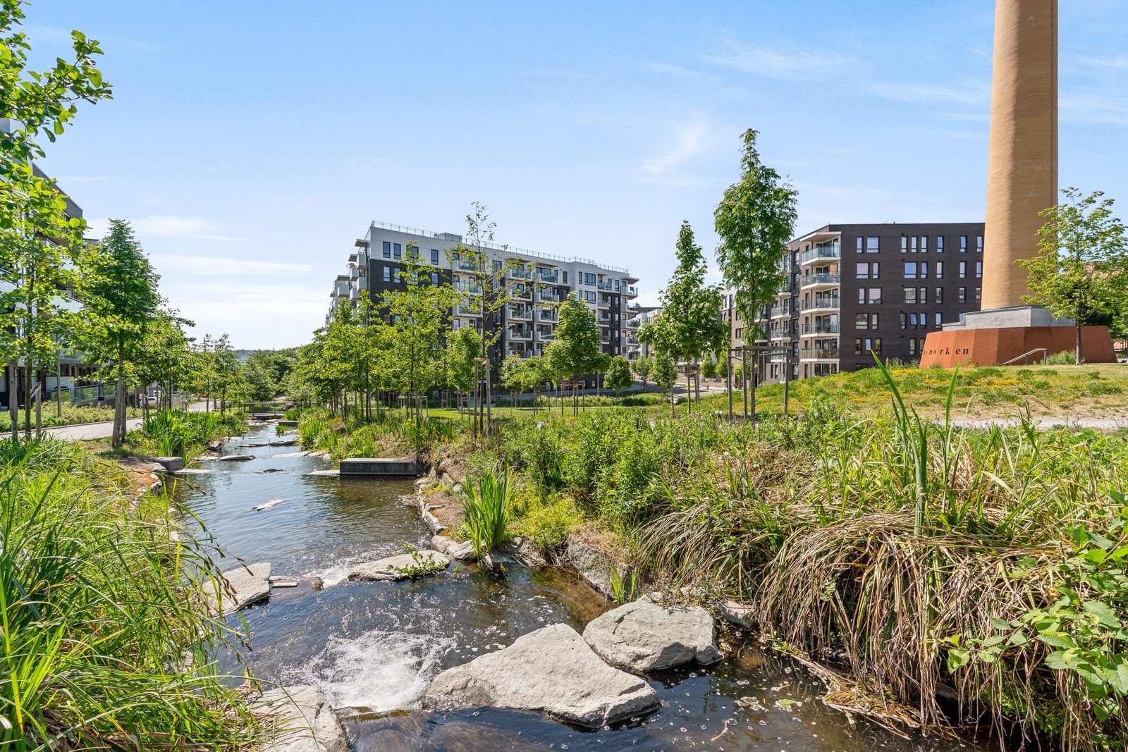 Få minutter unna ligger idylliske Tiedemannsparken Galleribilde