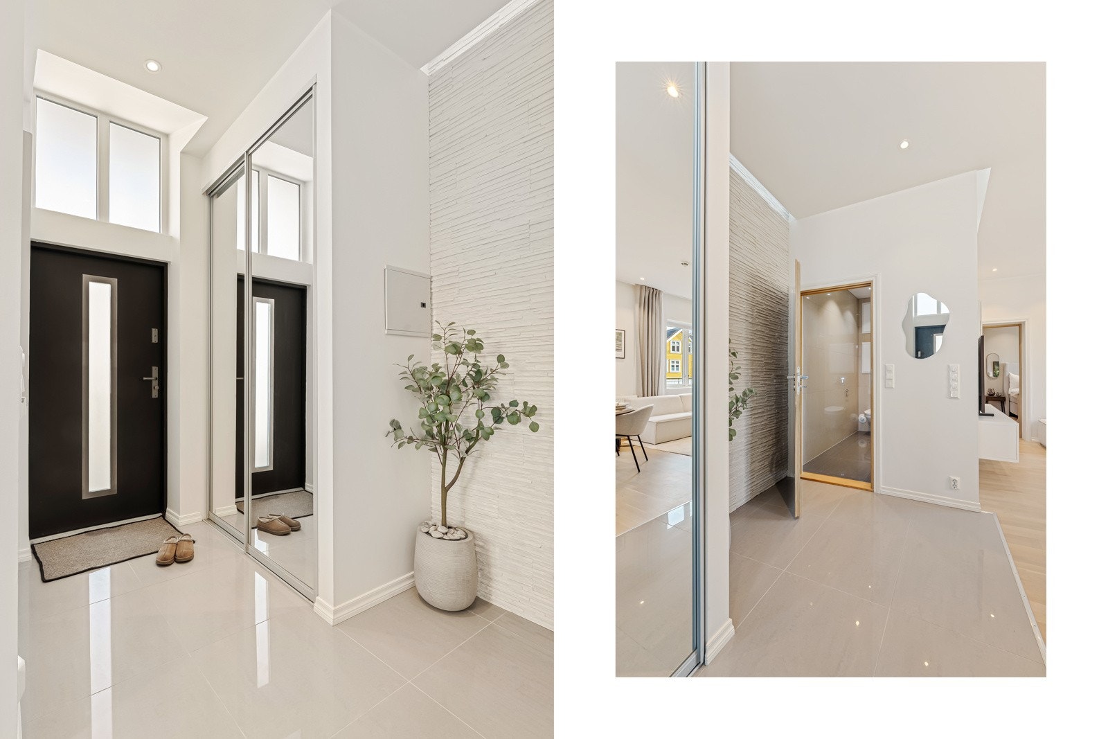 God plass i entrèen. Galleribilde