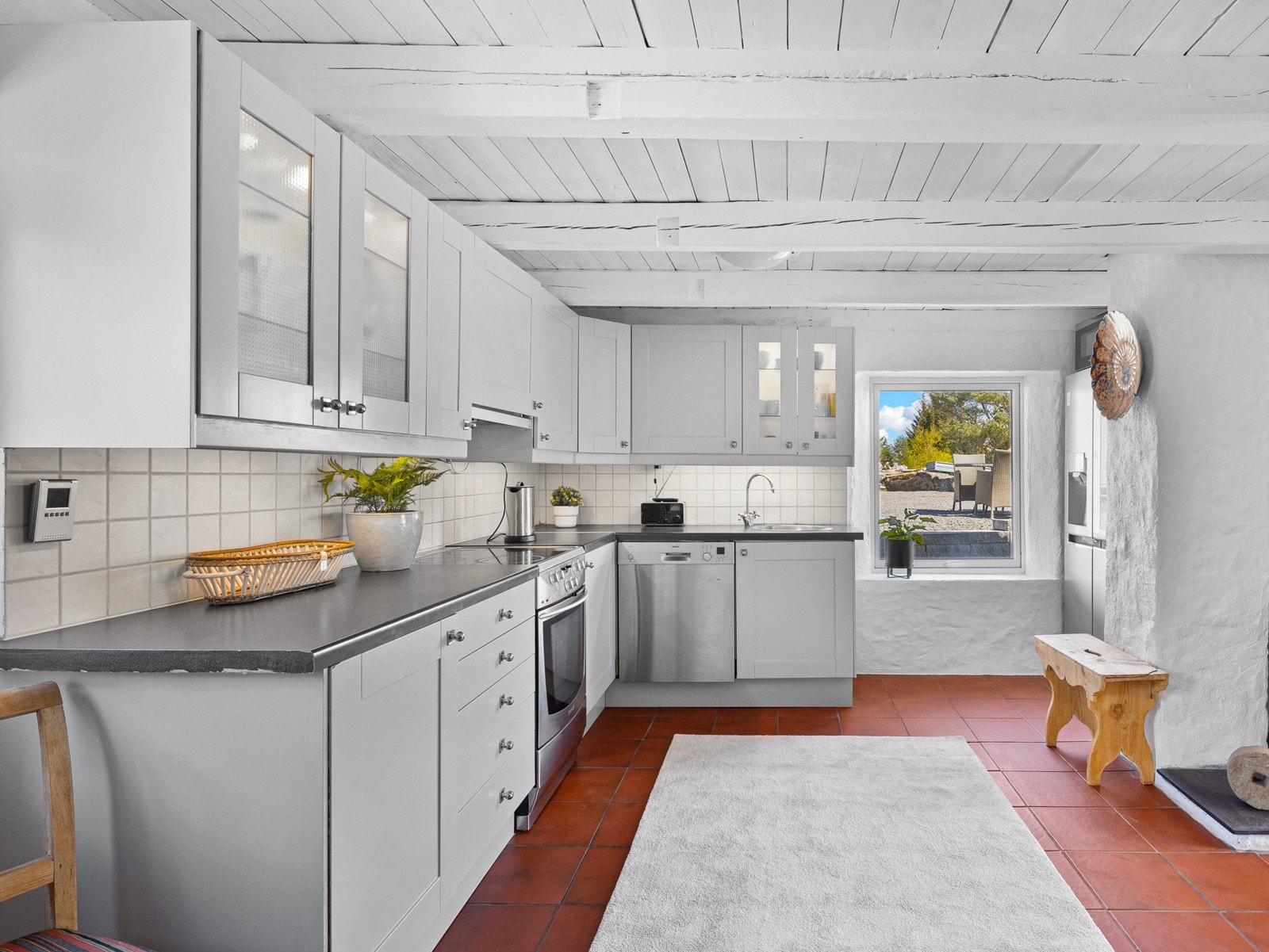 Kjøkkenet er på ca. 19,5 m². Galleribilde