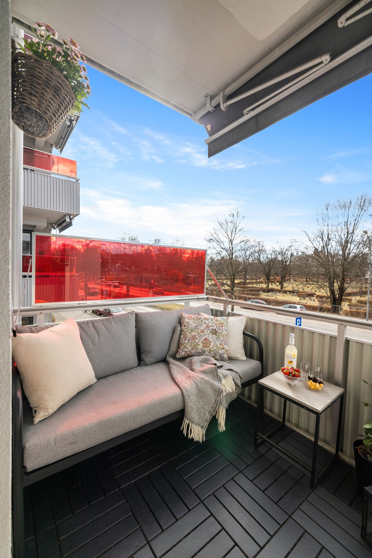 Her har du plass til utemøblement. Galleribilde