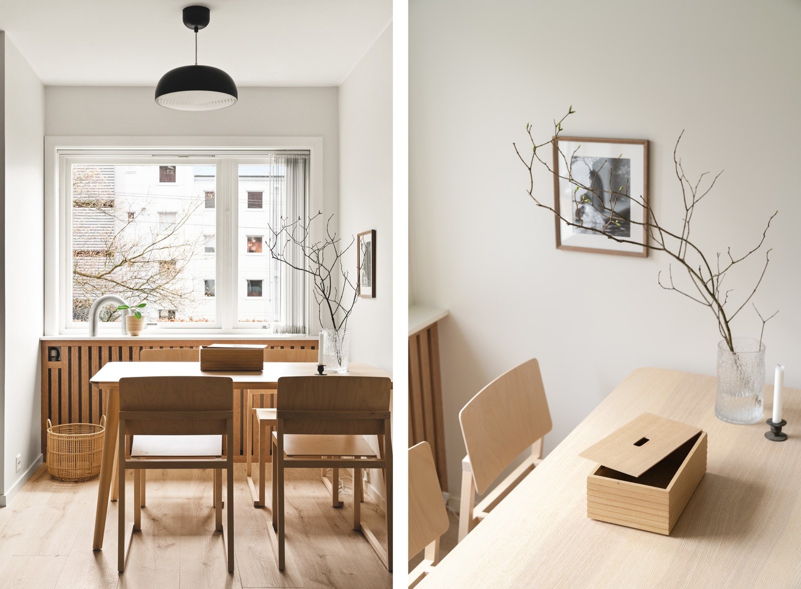 Det er godt med plass til spisebord. Galleribilde