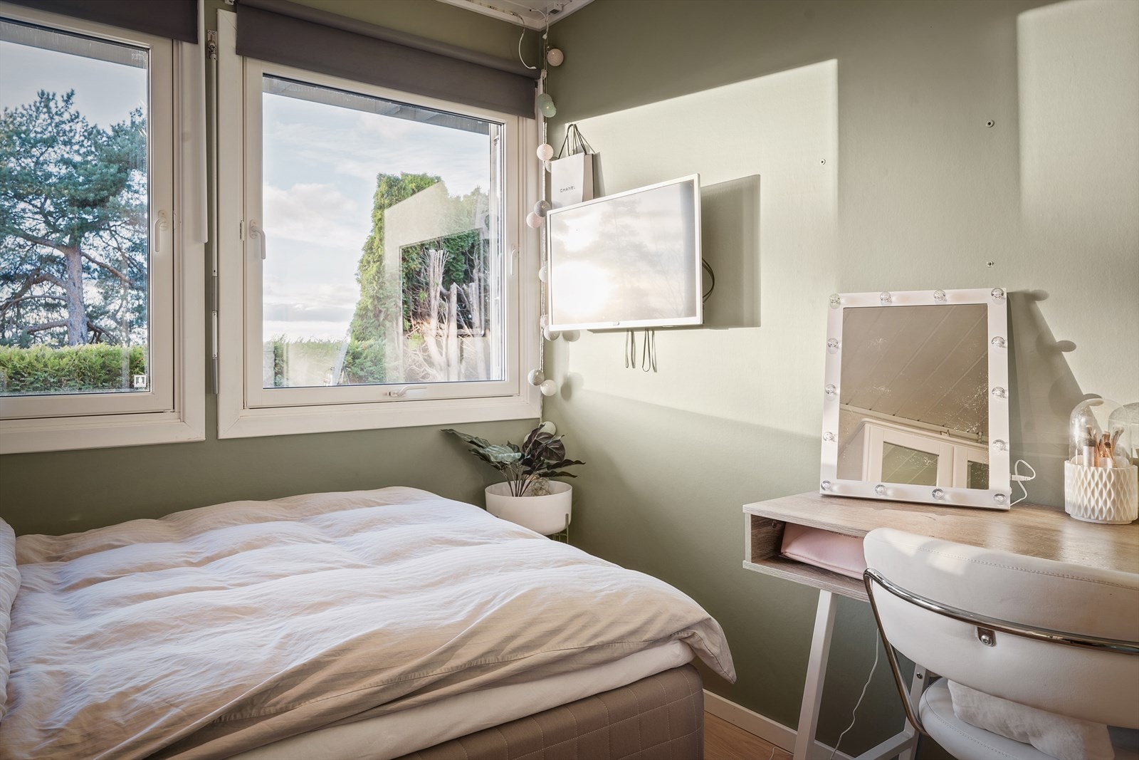 Rommet har god størrelse. Galleribilde