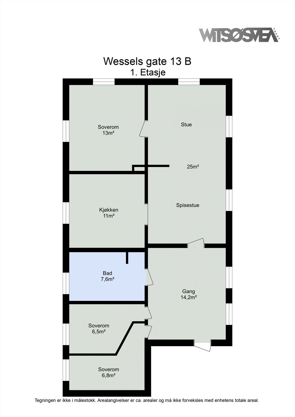 Planskisse. Velkommen til visning! Galleribilde