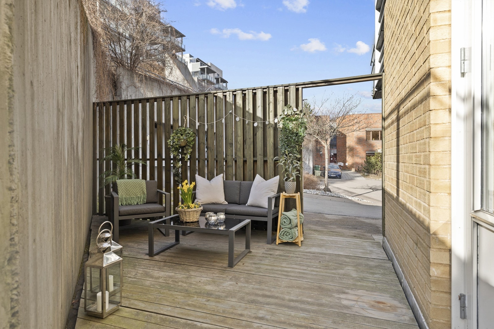 Markterrasse på 18 kvm. Galleribilde