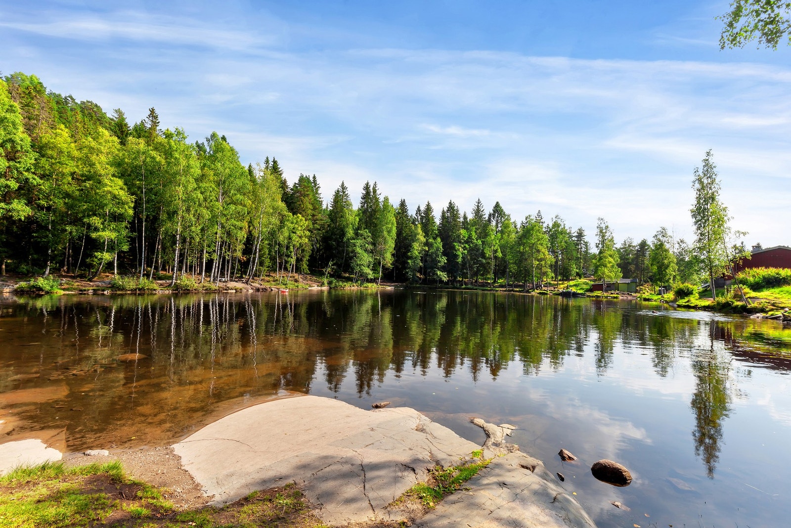 Isdammen er også svært populært året rundt Galleribilde