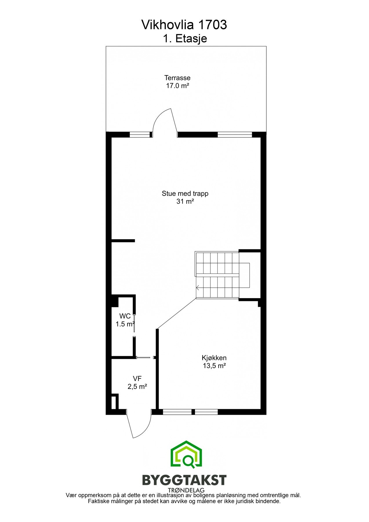 Plantegning 1. etasje. Galleribilde
