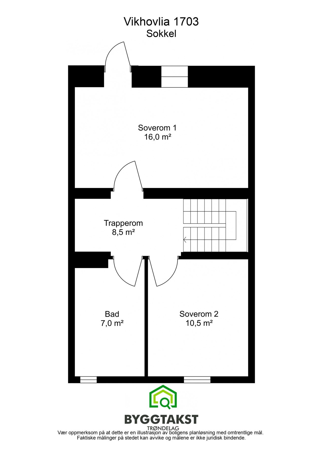 Plantegning sokkel. Galleribilde