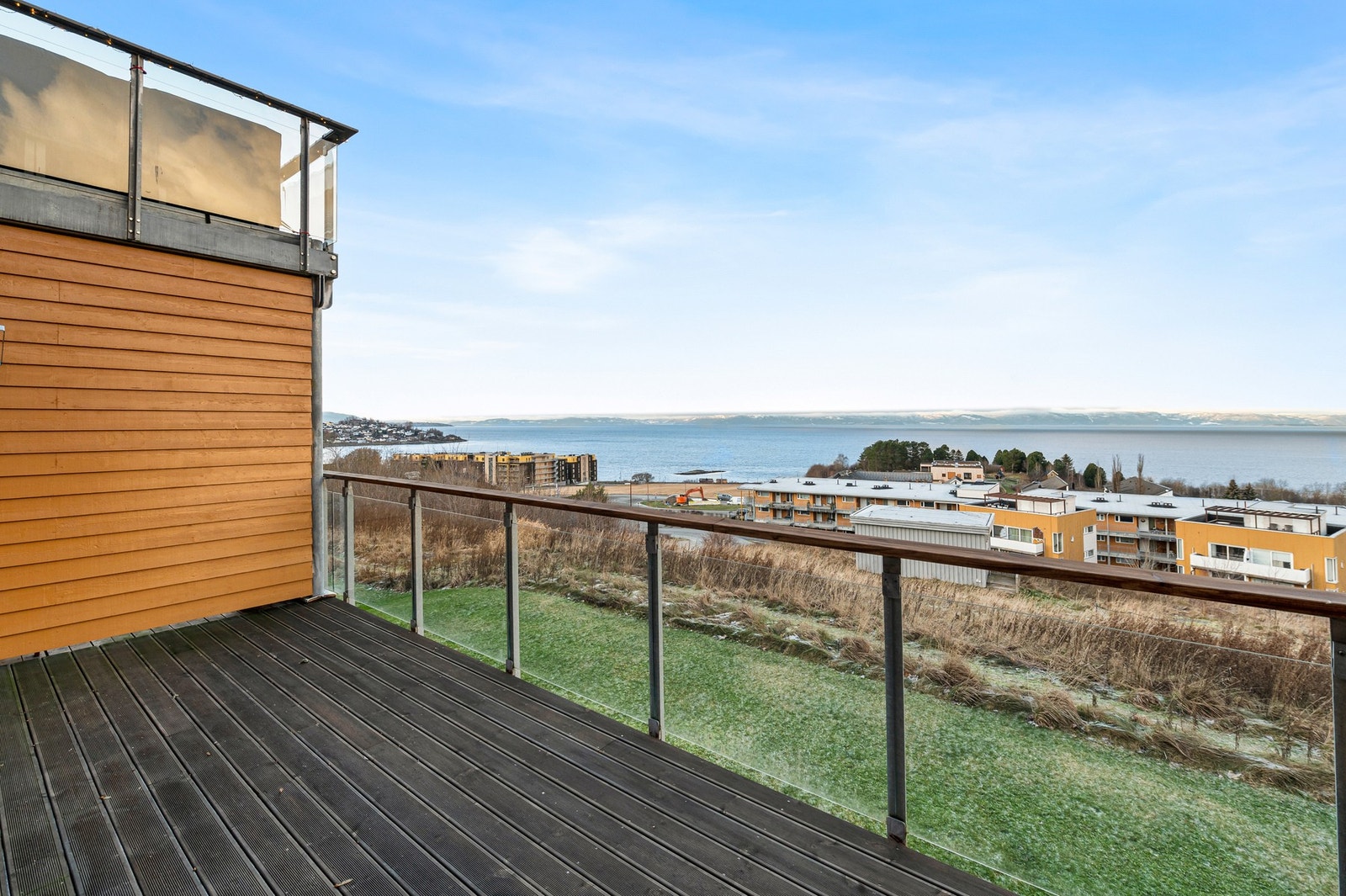 Du har en praktfull utsikt over Trondheimsfjorden. Galleribilde