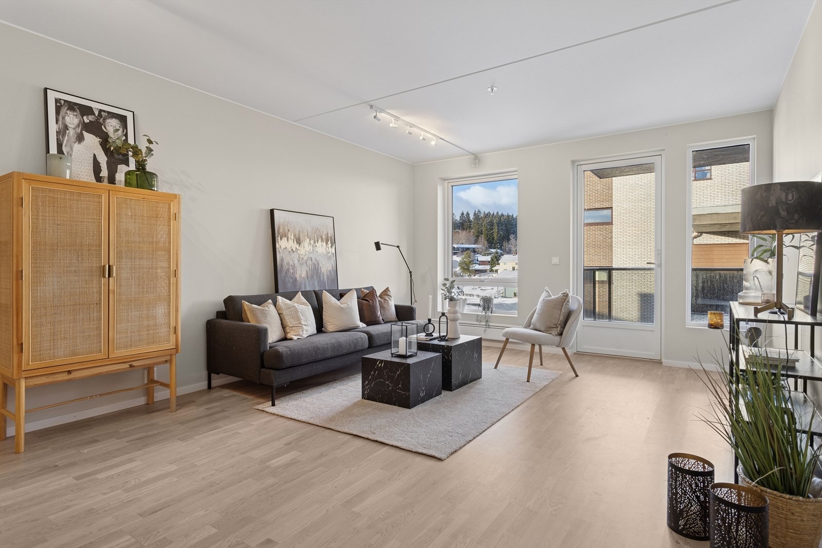 Velkommen til leilighet B0303 i boligprosjektet Stavset Altura. Bilde fra tilsvarende leilighet B0403. Galleribilde