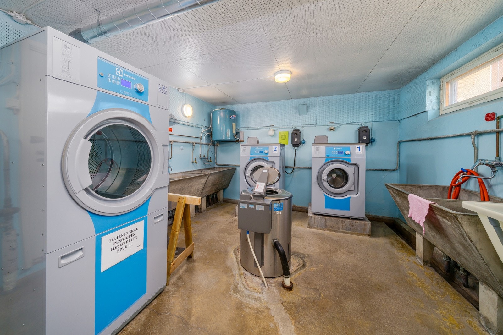 Fellesvaskeri i borettslaget Galleribilde