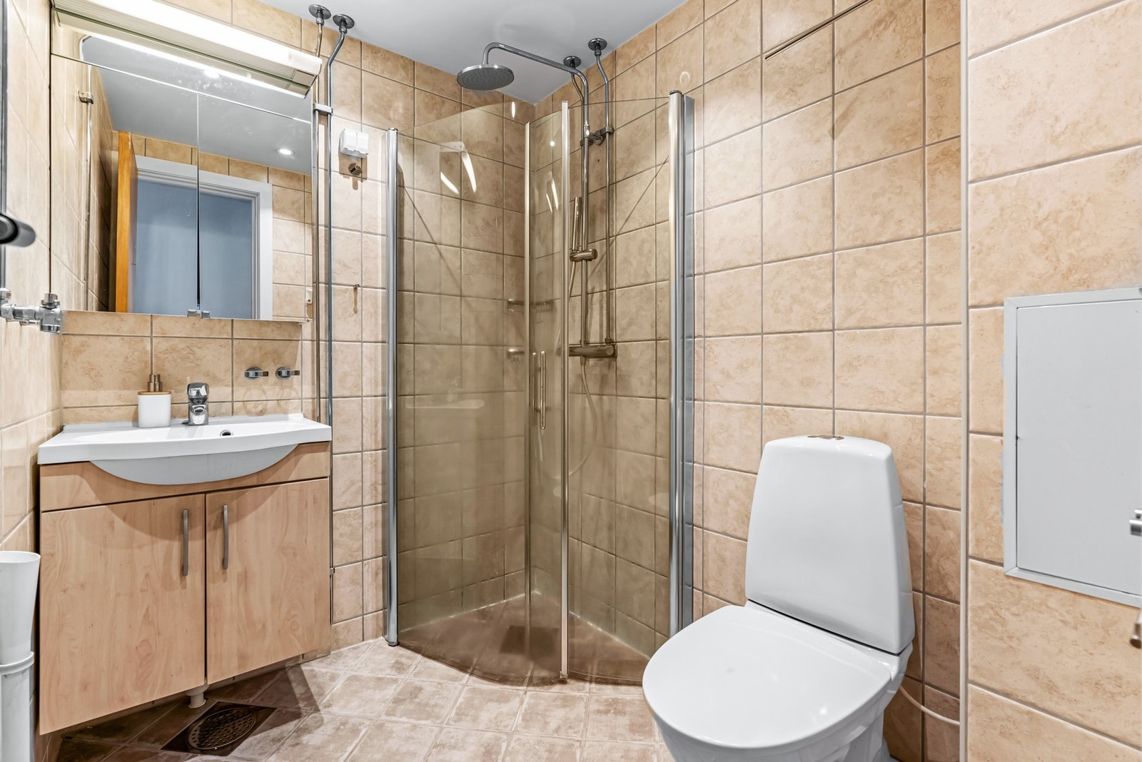 Badet er rehabilitert i regi av borettslaget i 2008/09 Galleribilde