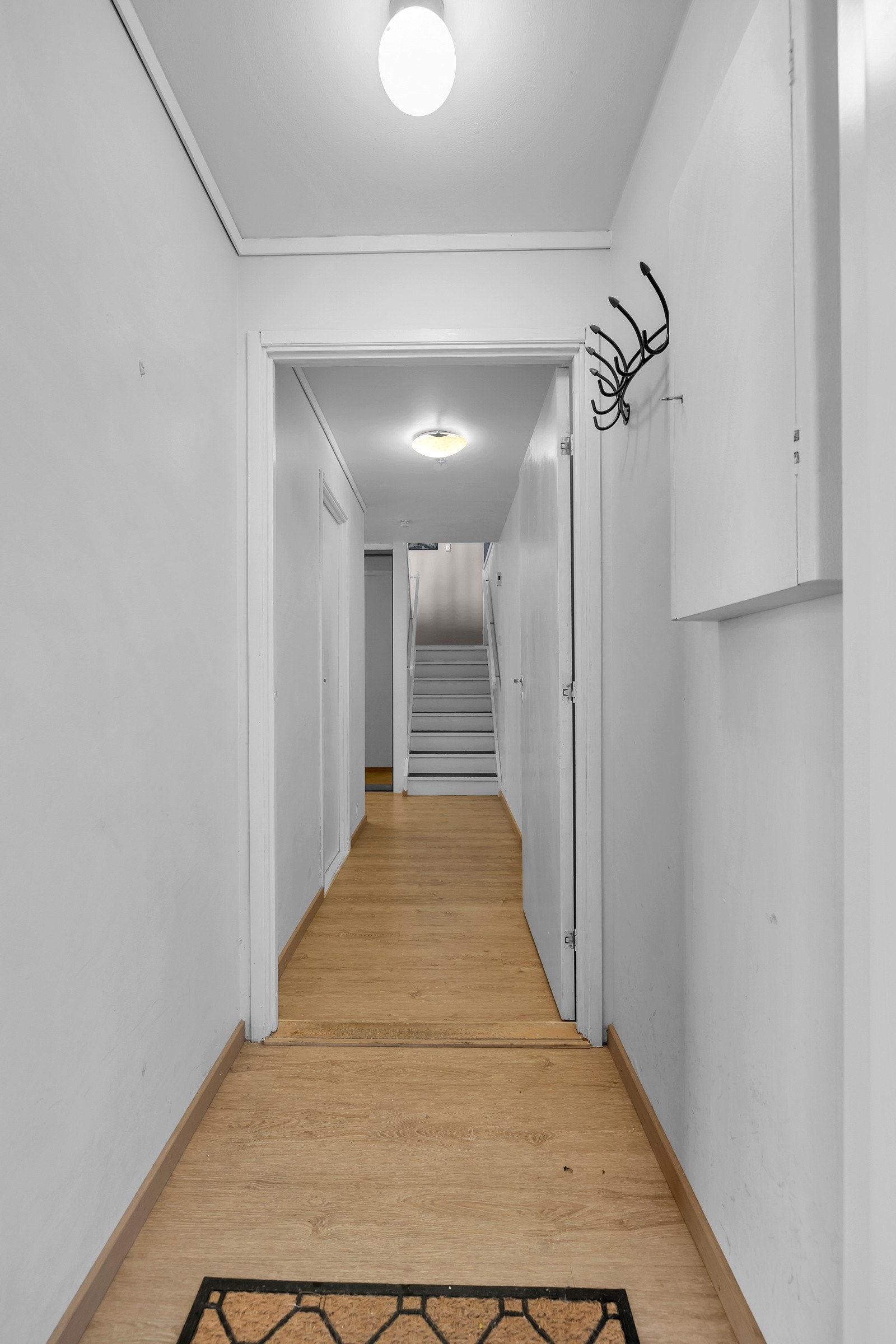 Lyst og trivelig inngangsparti. Galleribilde