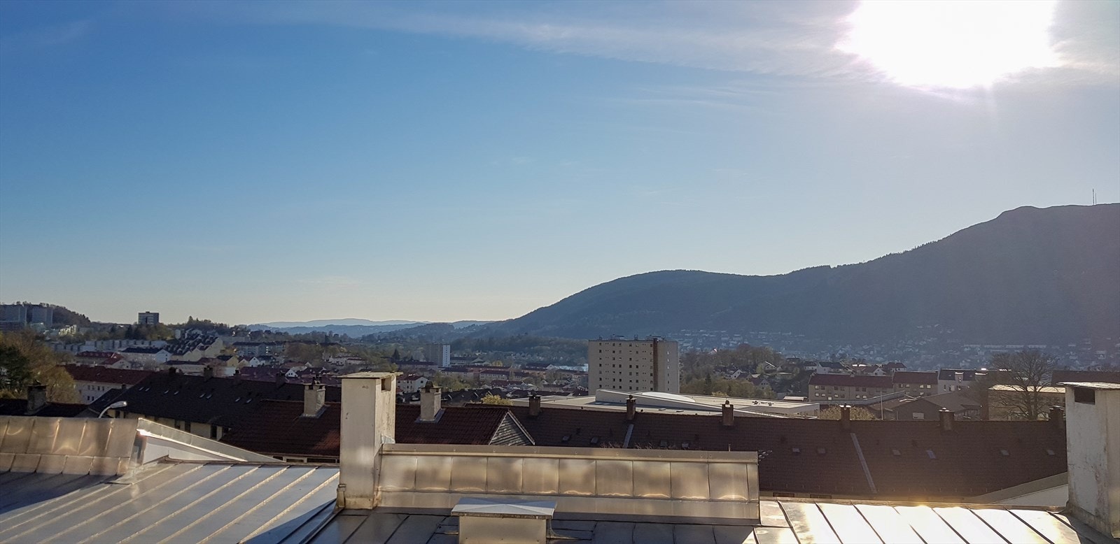 Nydelige sol- og utsiktsforhold Galleribilde