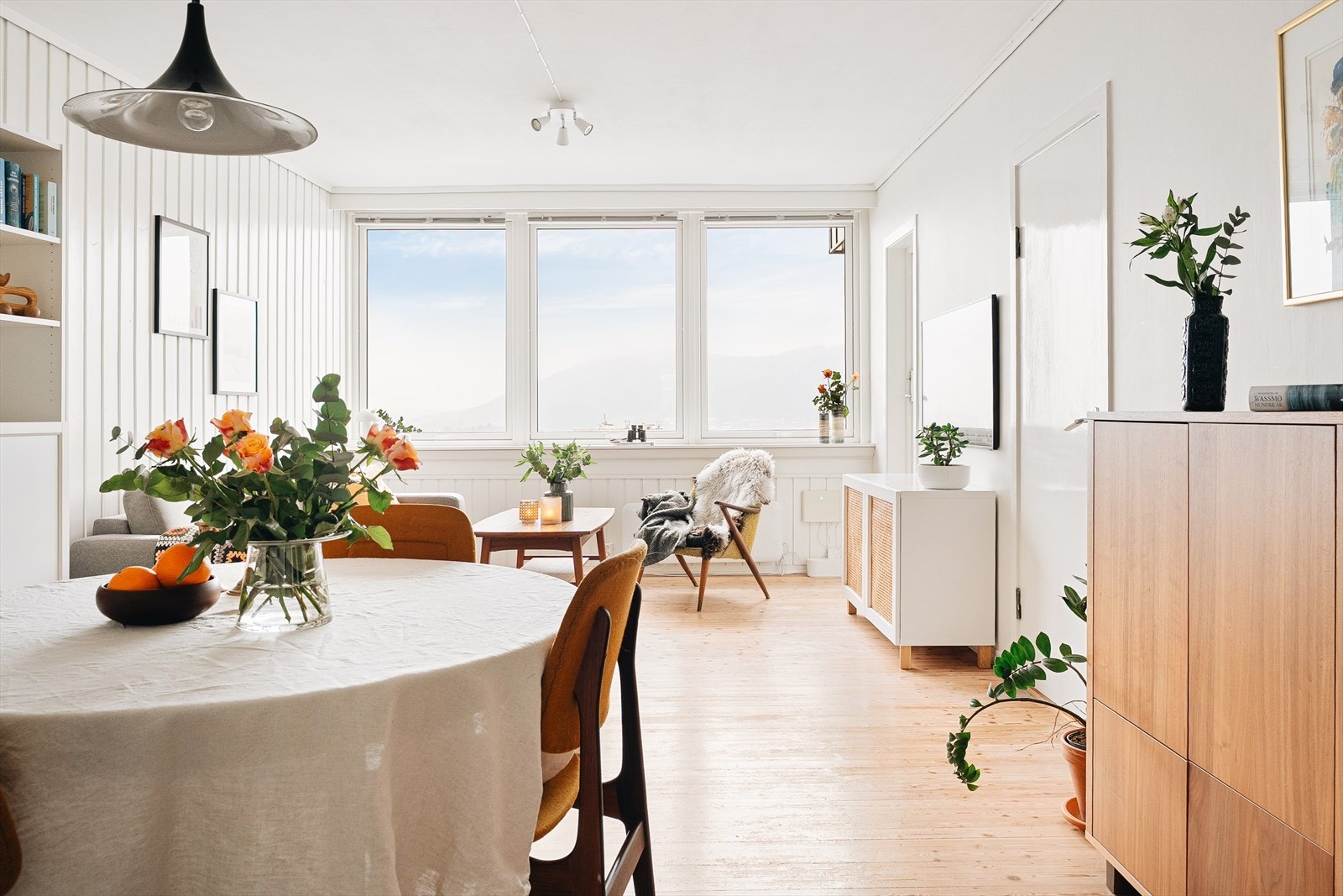 Stue på 26m² med gode møbleringsmuligheter. Galleribilde