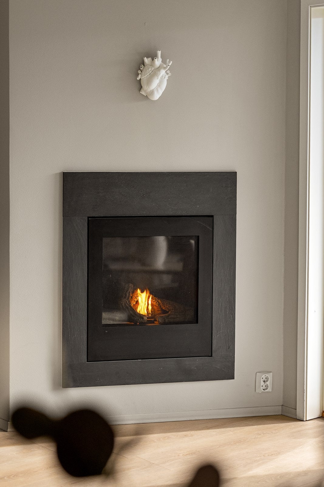 Flott gasspeis i stue Galleribilde