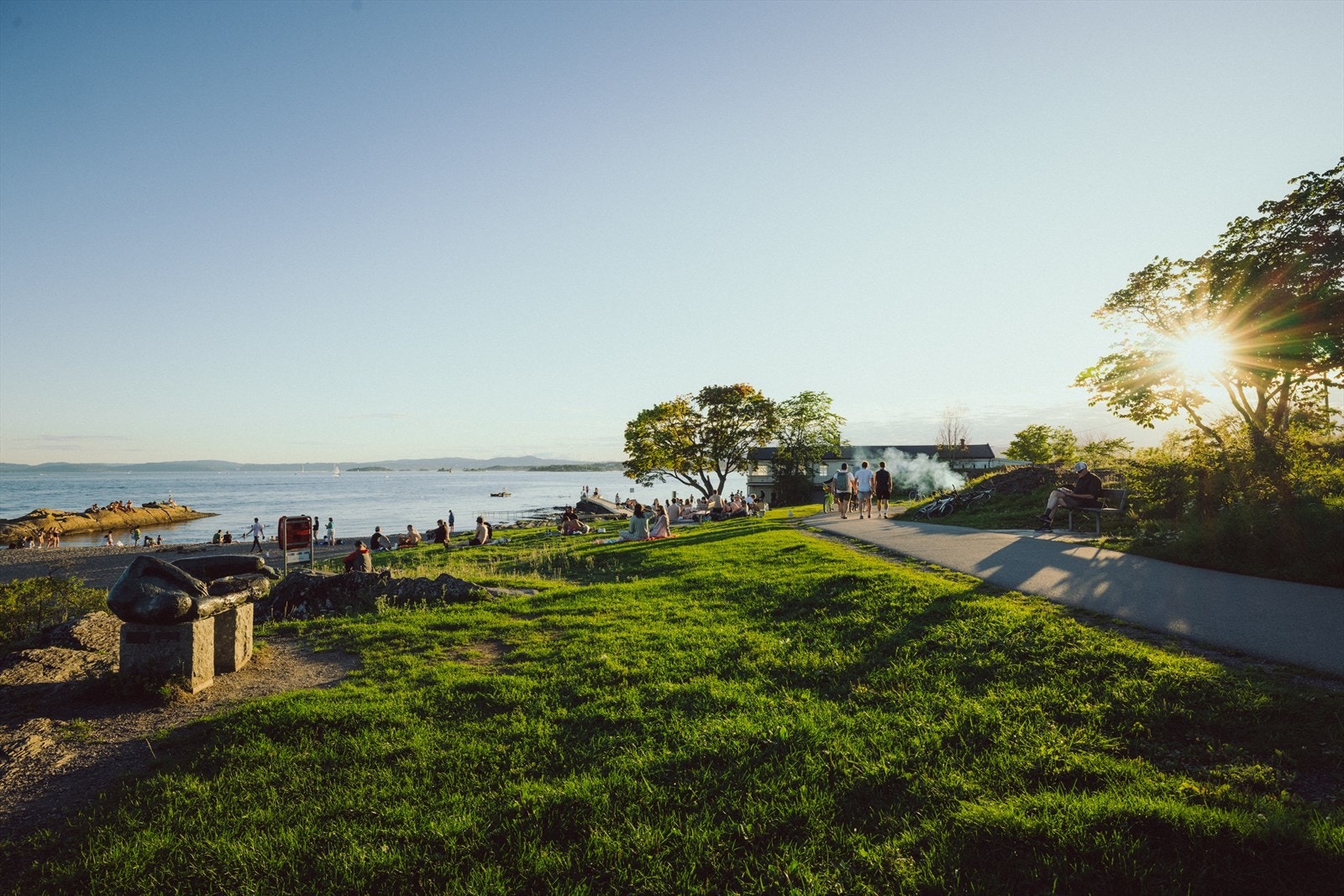 Fine bademuligheter på Bygdøy Galleribilde