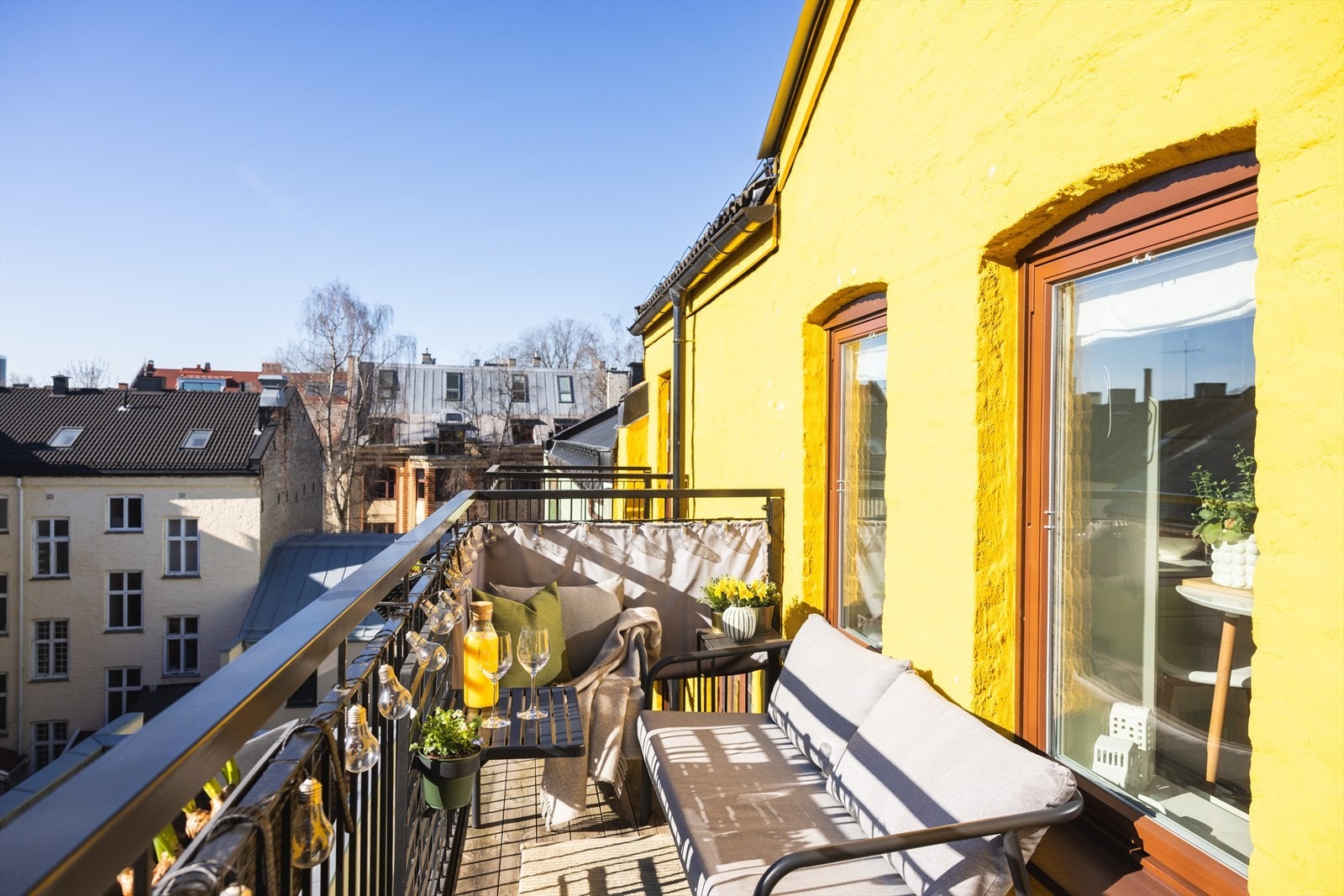 - Her er det god plass til utemøblement og grill - Galleribilde