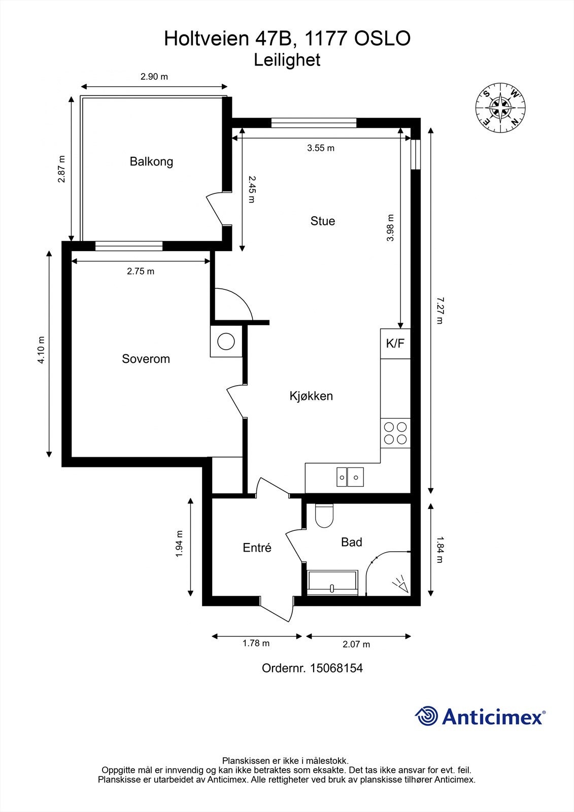 Plantegning Galleribilde
