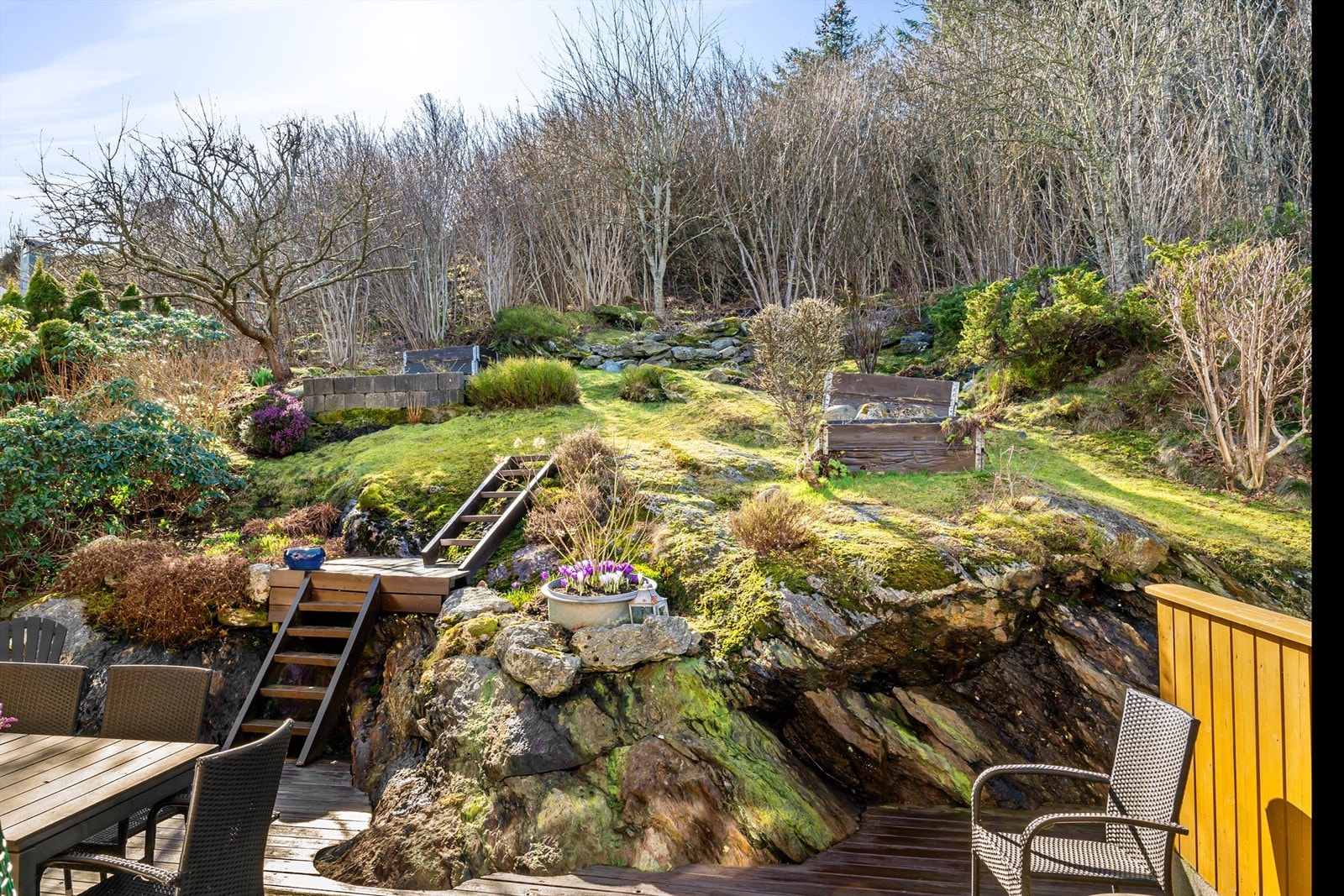 Uteområdet. Galleribilde