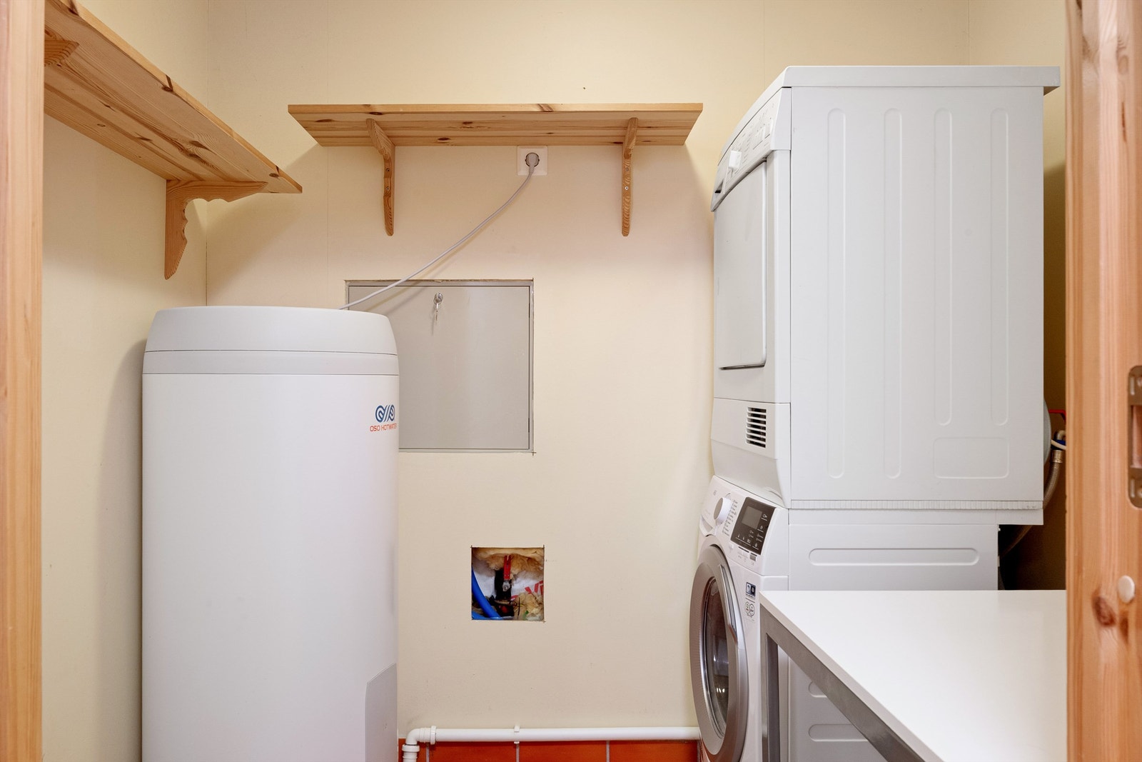 Vaskerom i kjelleren. Galleribilde