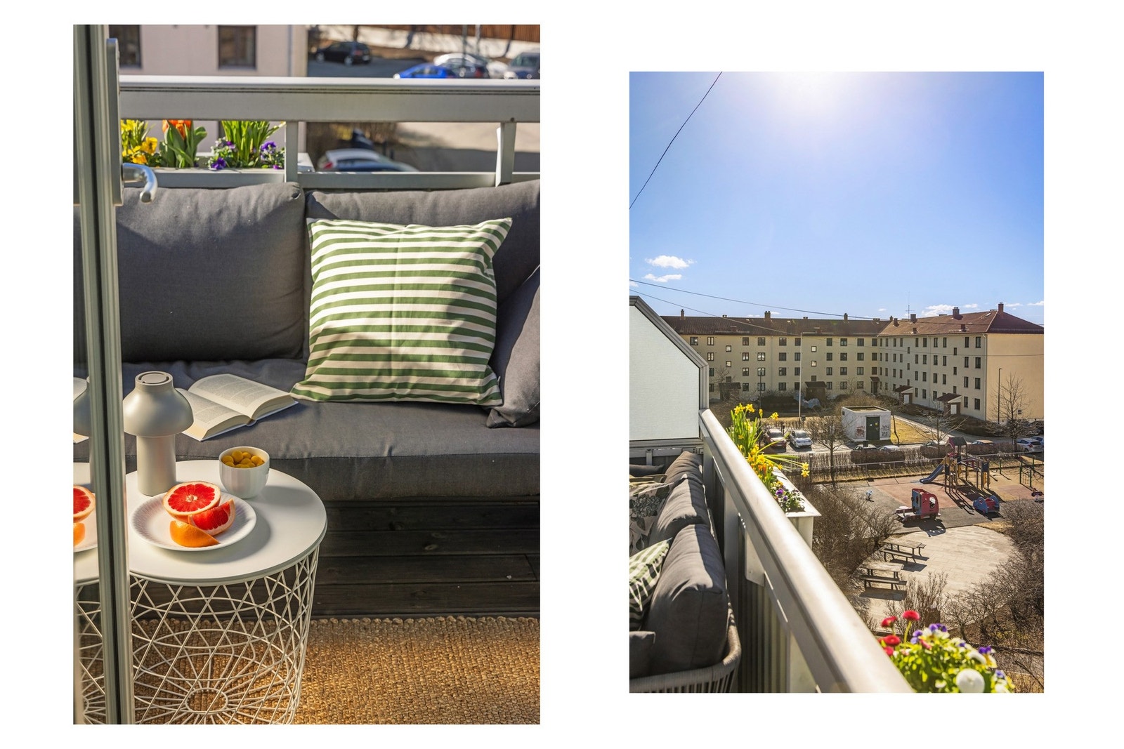 Er du nysgjerrig på resten av leiligheten? La oss gå inn igjen. Galleribilde