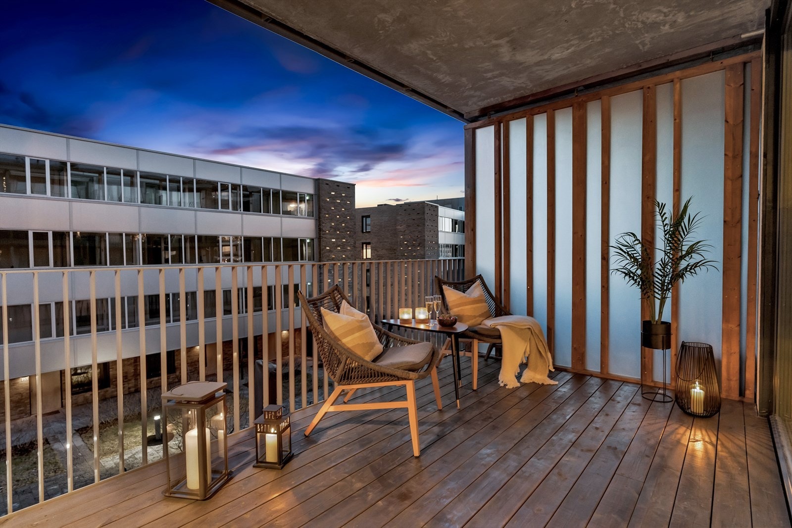 En lys og moderne 2-roms med gjennomgående planløsning. Galleribilde