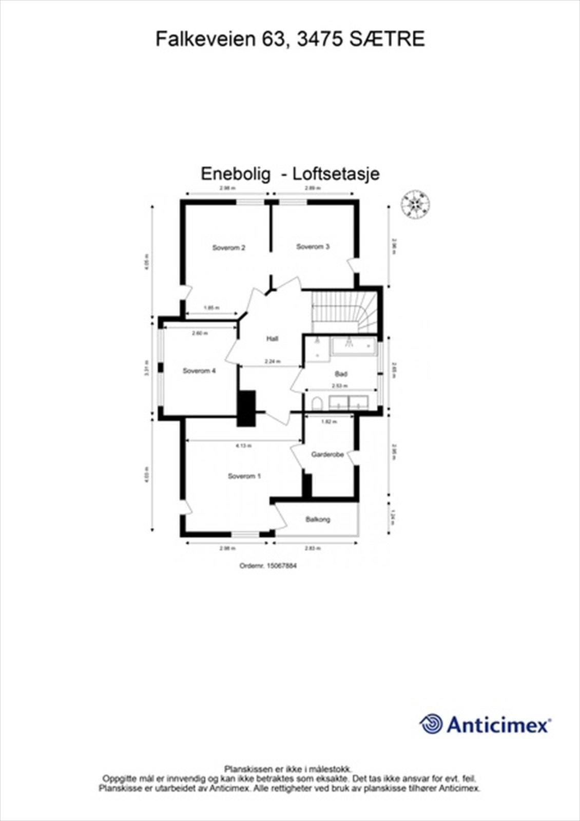Plantegning 2.etg Galleribilde