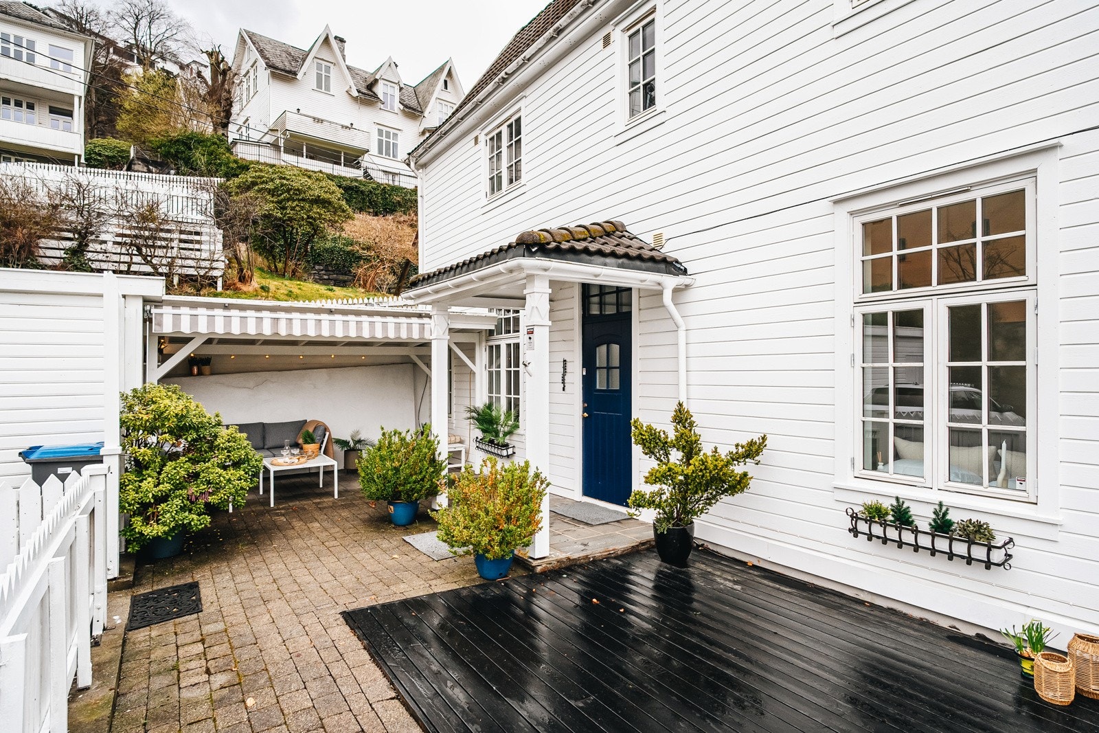 Leiligheten har en fantastisk terrasse som måler 23 kvadratmeter. Galleribilde