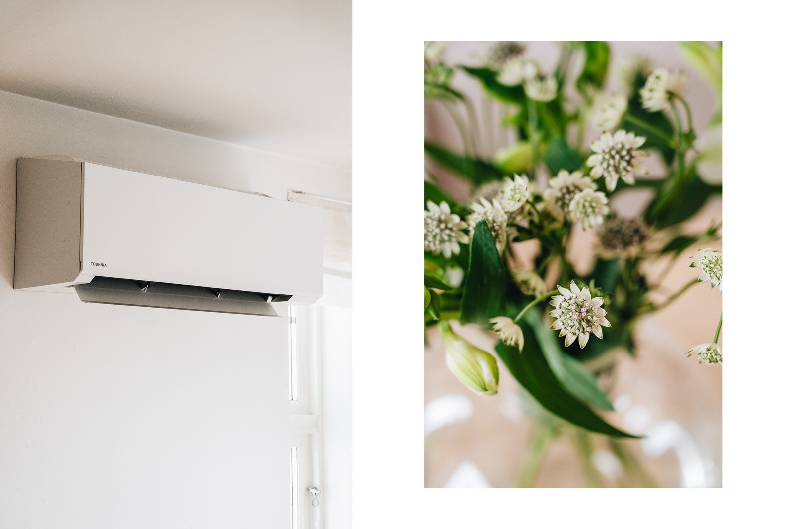 I stuen er det montert varmepumpe som varmer leiligheten godt opp. Galleribilde