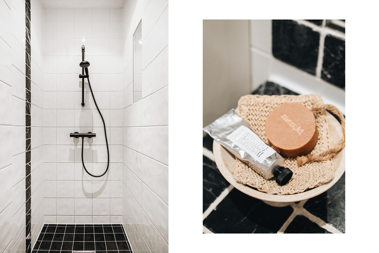 Det er elektriske varmekabler i gulvet, to plastsluker og avtrekksventil i himling. Galleribilde