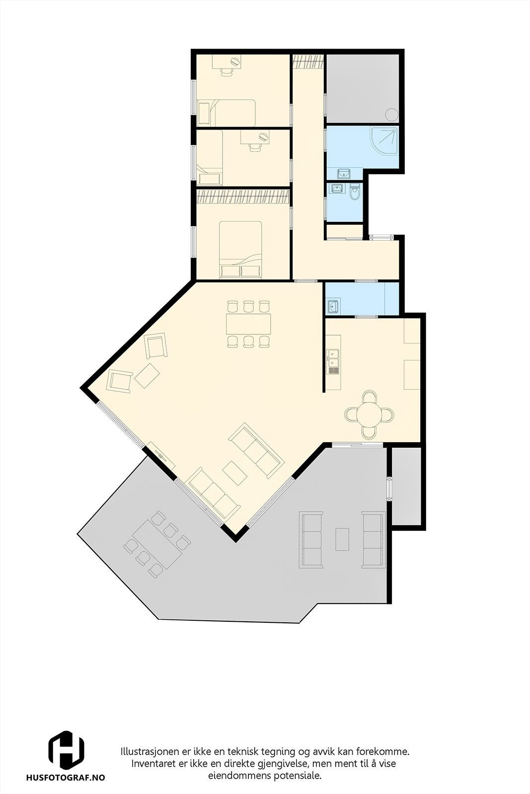 Plantegning 2.etasje. Galleribilde