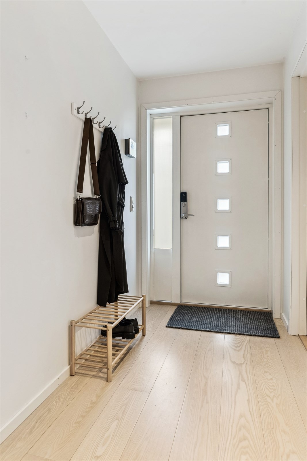 Entré med plass for oppheng og skostativ. Galleribilde