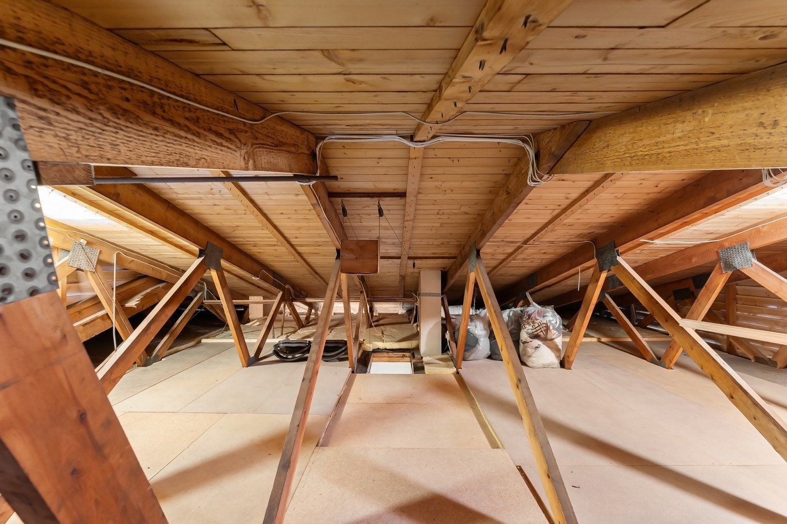 Boligen har kaldloft. Galleribilde